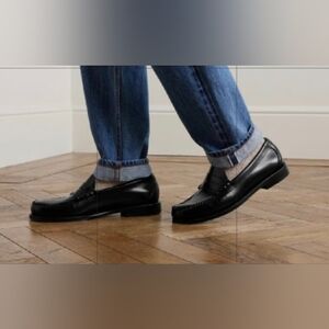 G.H. BASS Weejuns Heritage Larson Leather Penny Loafers Men's Size 9